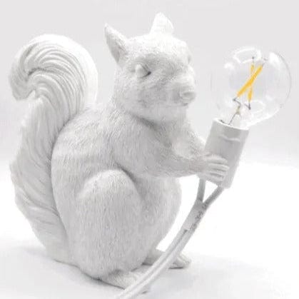 Écureuil Lampe Blanc