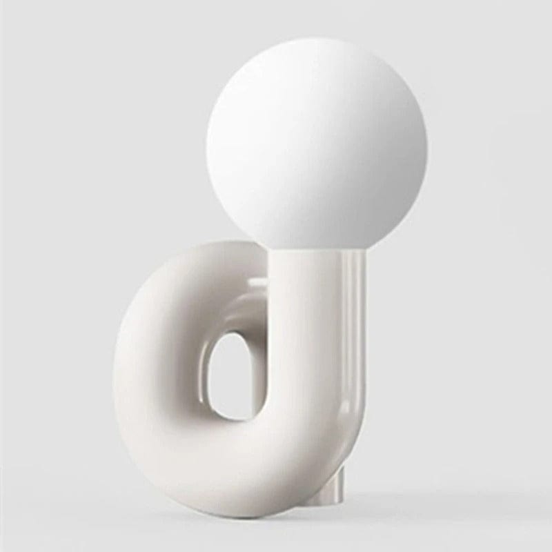 Lampe à Poser Design Italien Blanc / Blanc froid