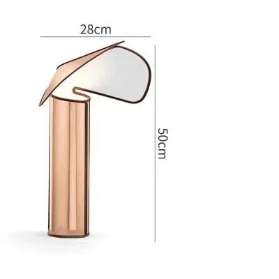 Lampe à Poser Design Luxe Rose / Lumière froide