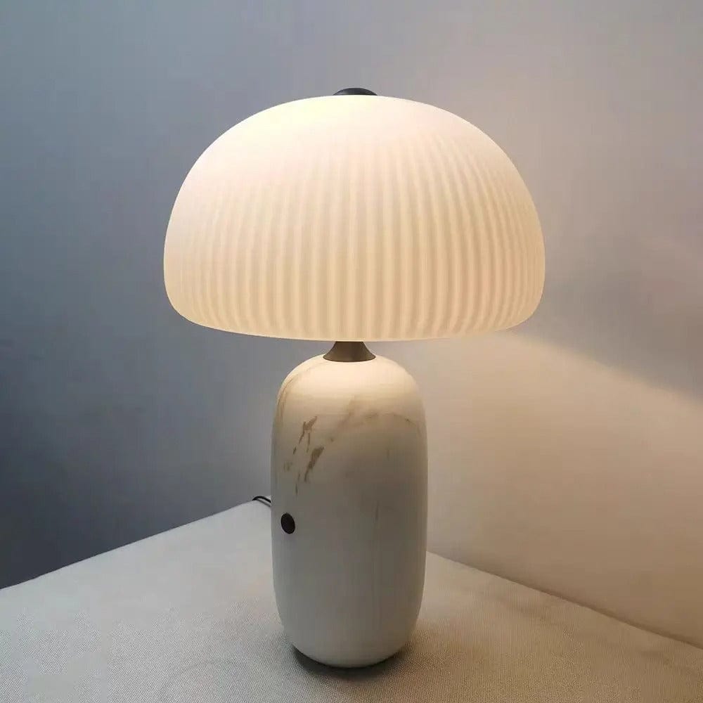 Lampe à Poser Marbre Blanc