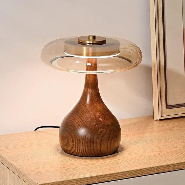 Lampe Bois Design 1 / Lumière chaude