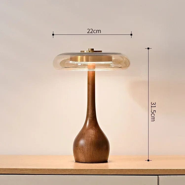 Lampe Bois Design 2 / Lumière chaude