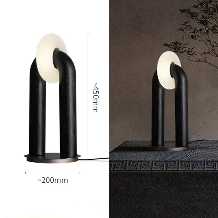 Lampe Bois Design Bois noir