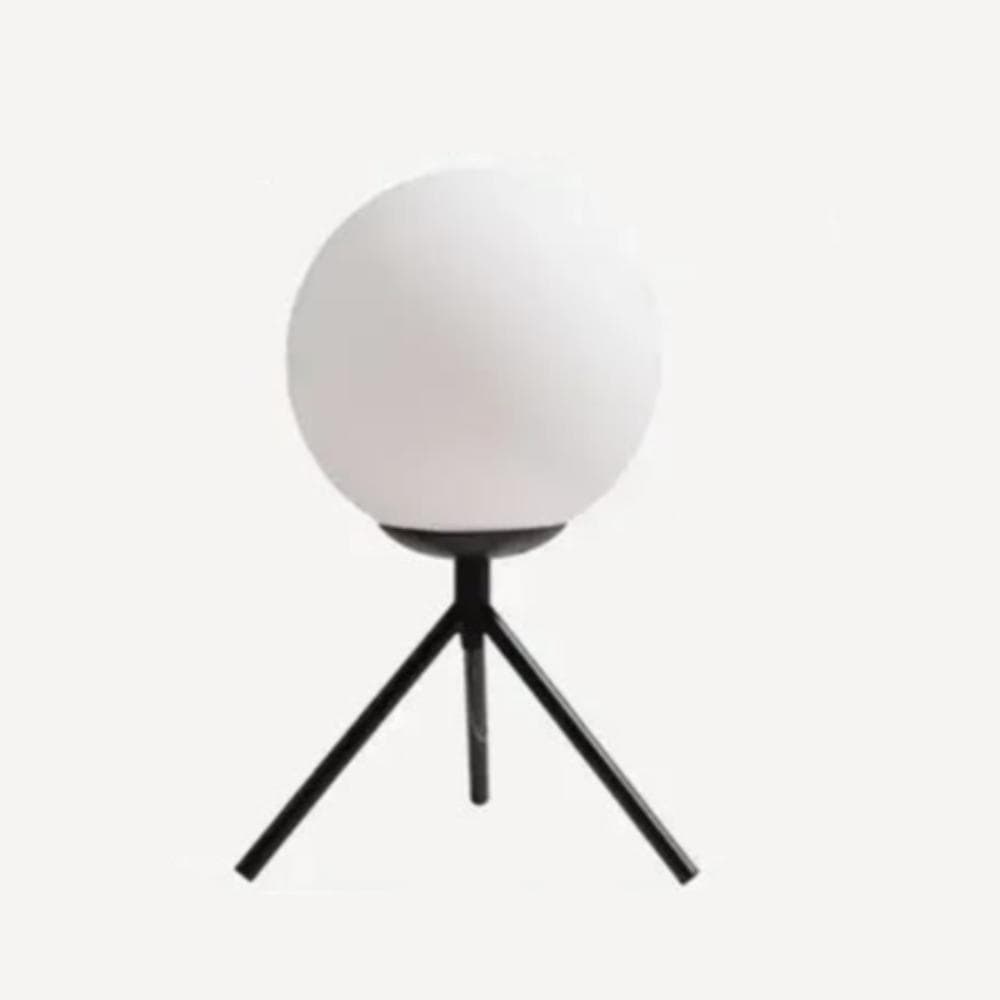 Lampe Boule sur Pied Design Noir