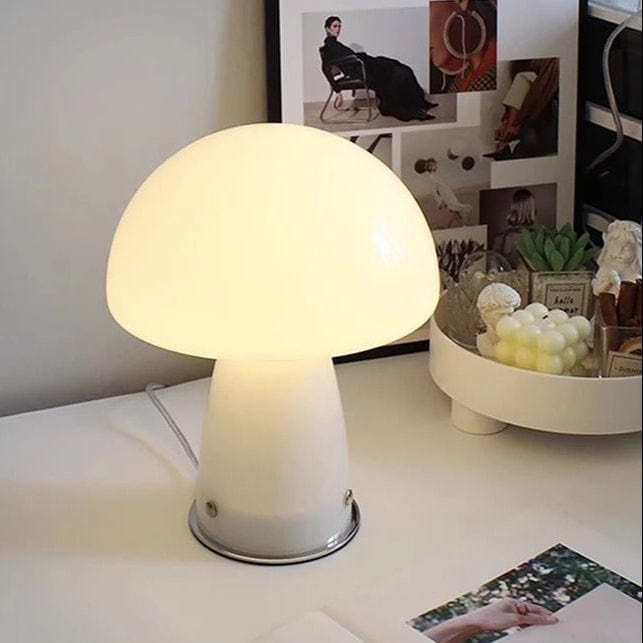 Lampe Champignon Blanche