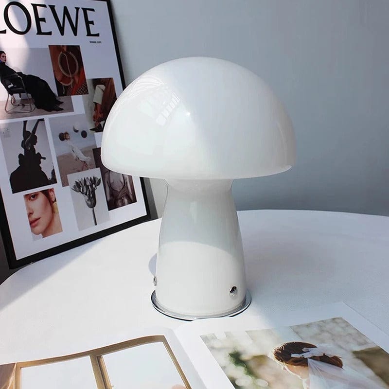 Lampe Champignon Blanche
