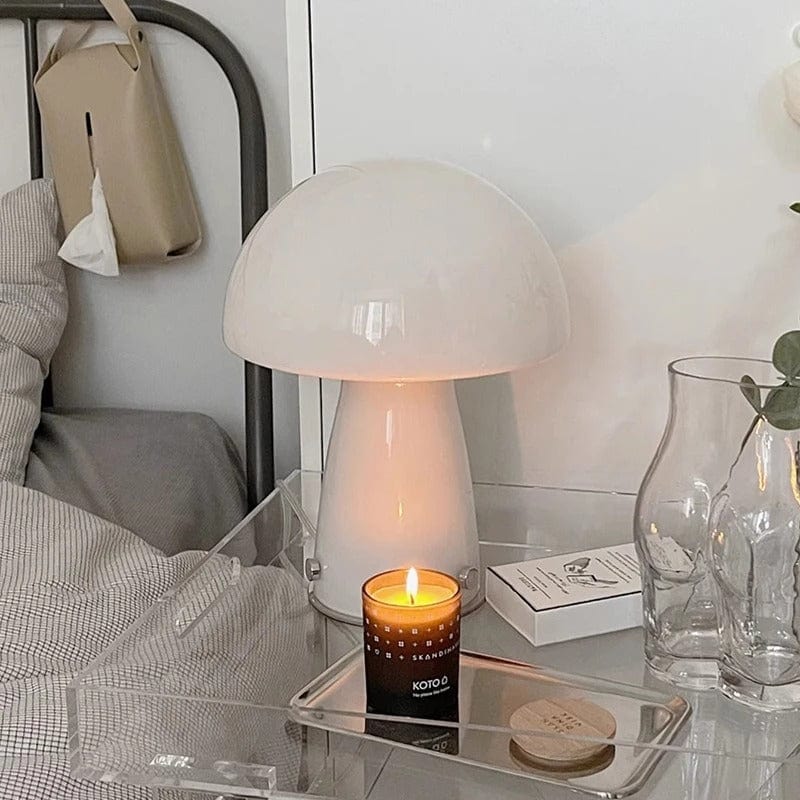Lampe Champignon Blanche