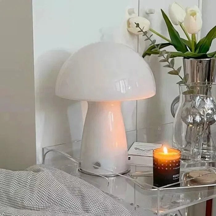Lampe Champignon Blanche