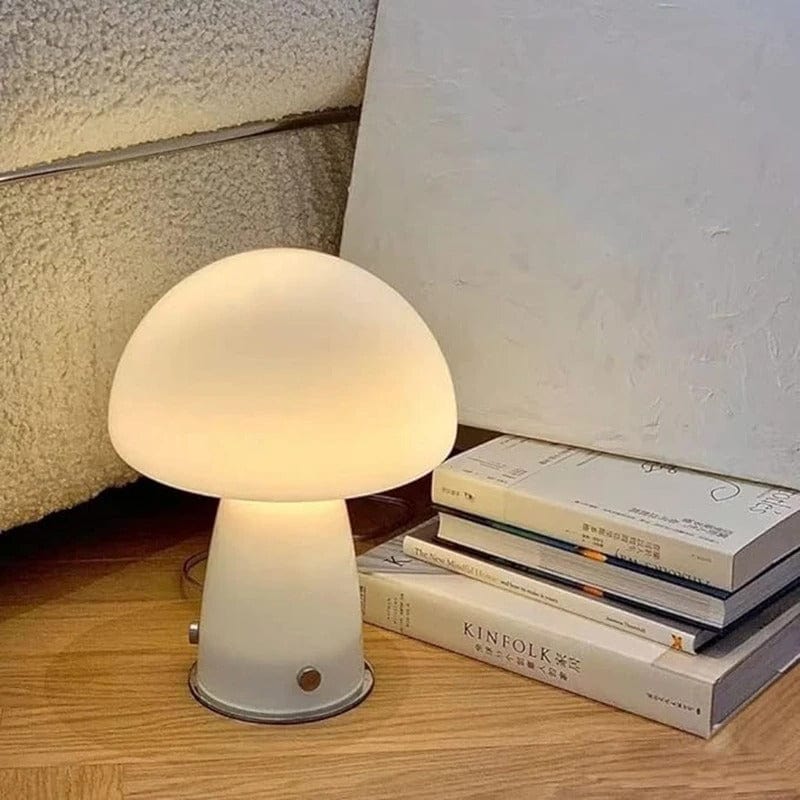 Lampe Champignon Blanche