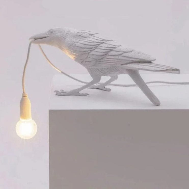 Lampe Corbeau Modèle 2 / Blanc