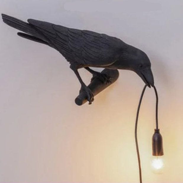 Lampe Corbeau Modèle 3 - gauche / Noir