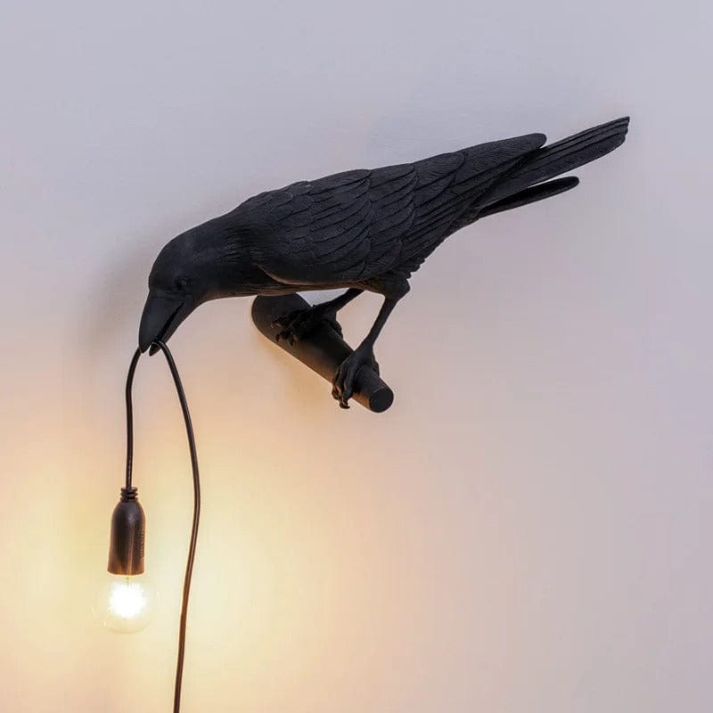 Lampe Corbeau Modèle 4 - droite / Noir