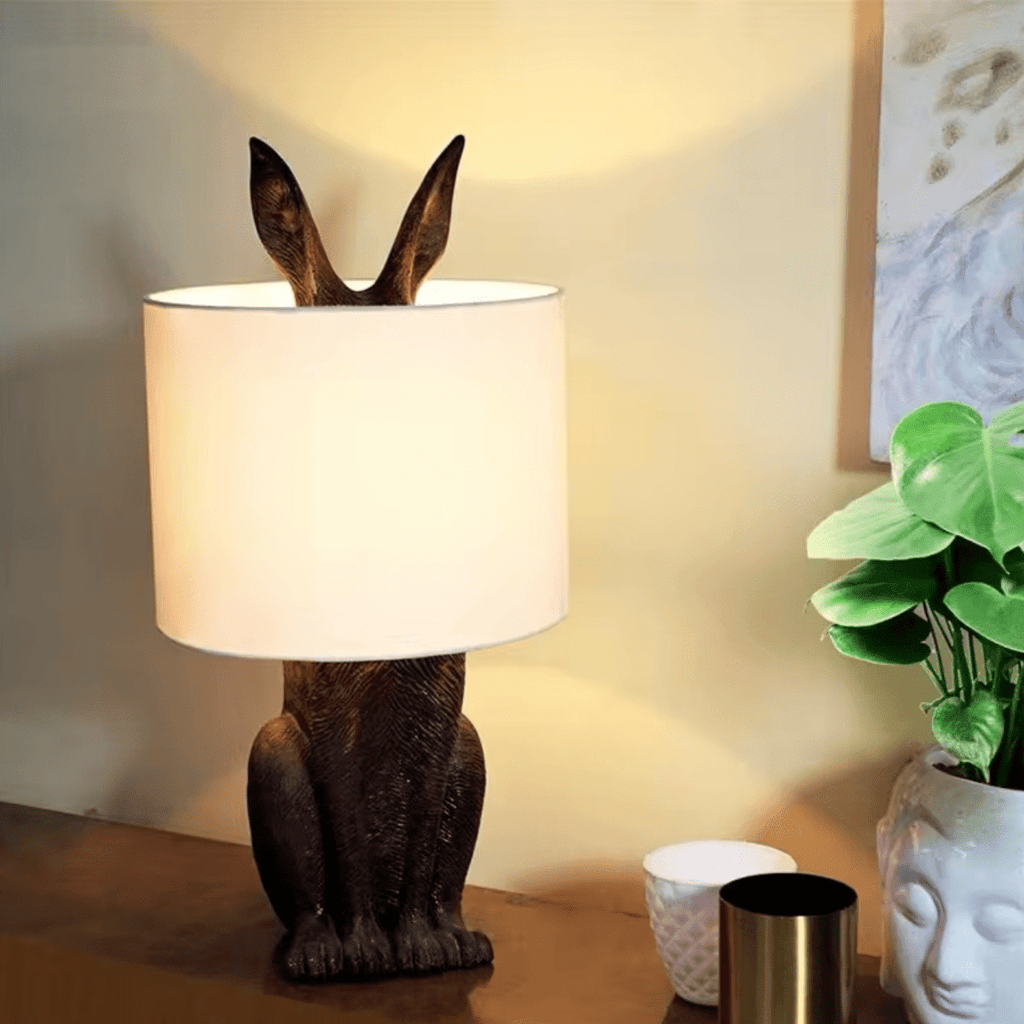 Lampe de Chevet Animaux Noir