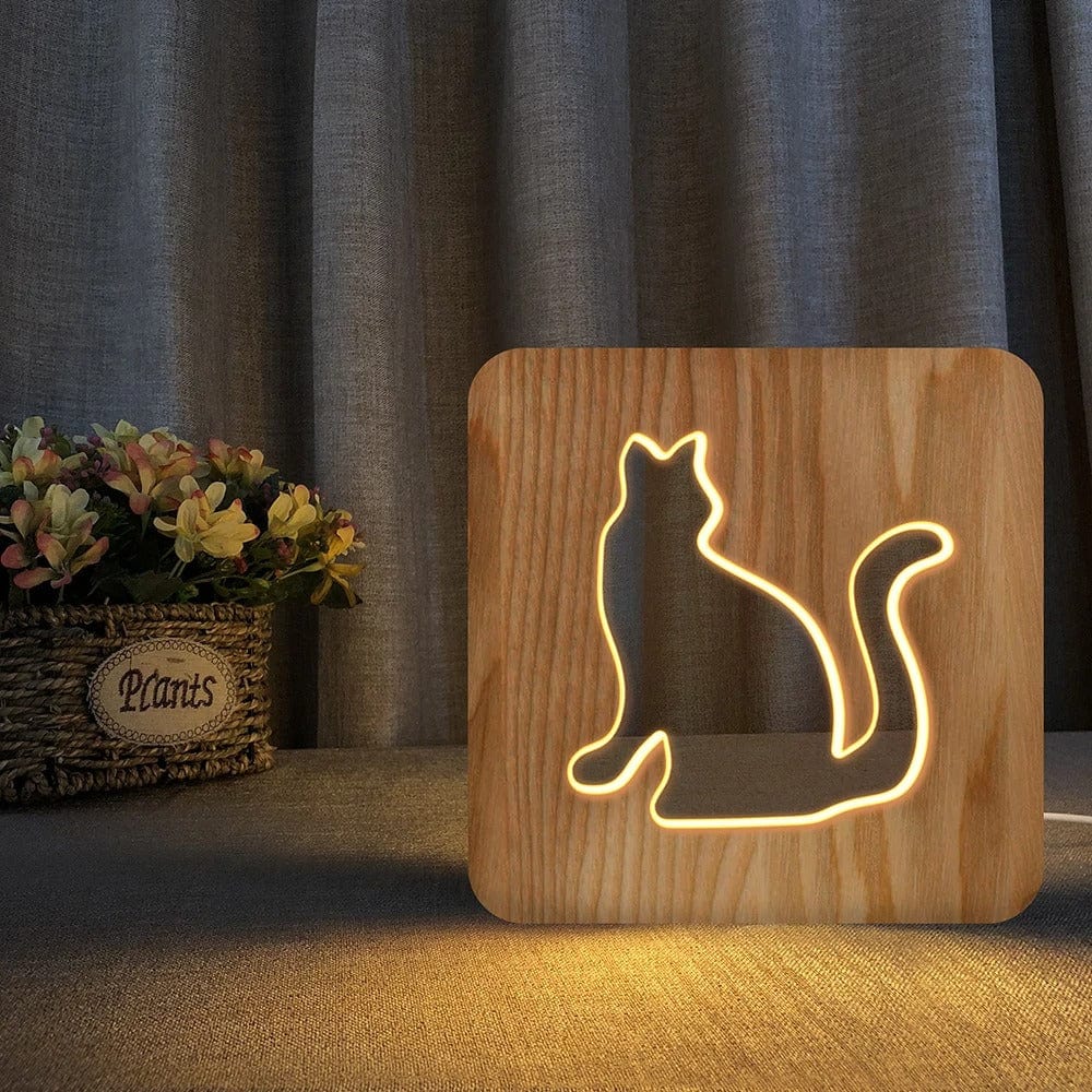 Lampe de Chevet Chat Modèle 1