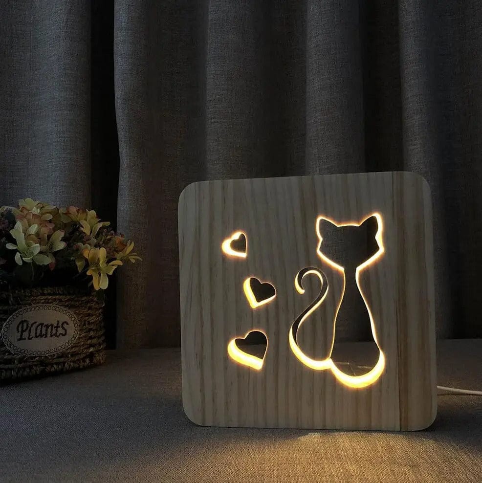 Lampe de Chevet Chat Modèle 3