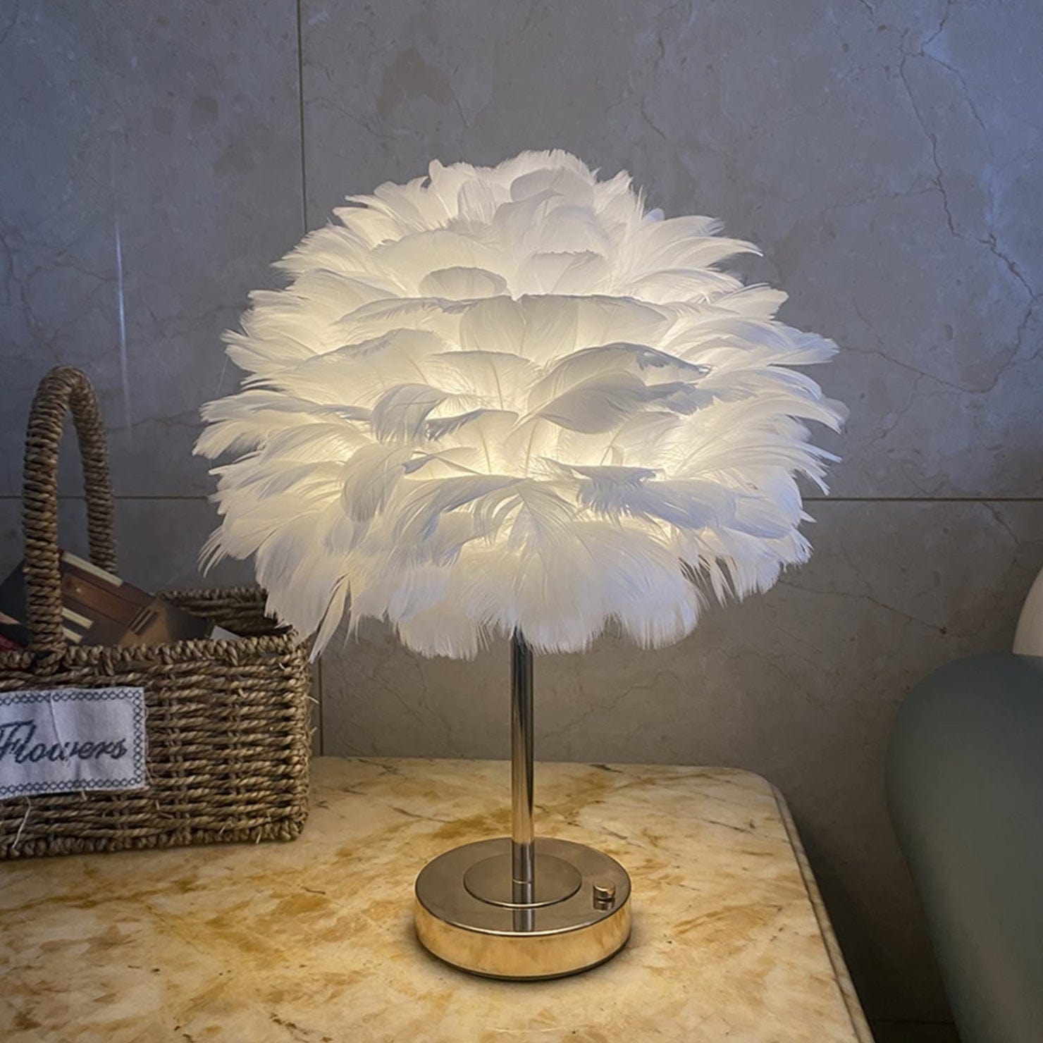 Lampe de Chevet Cocooning Blanc
