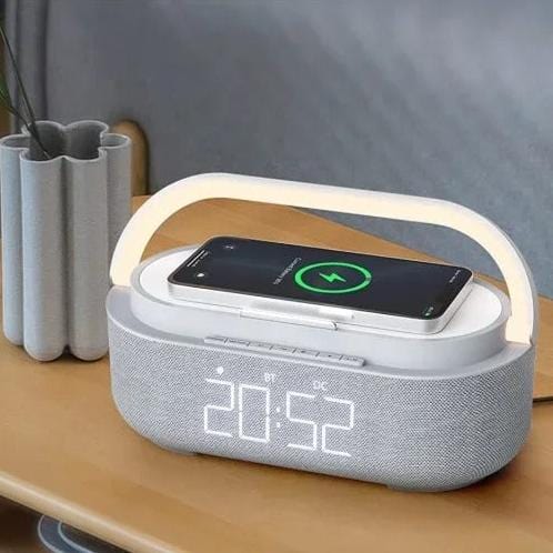 Lampe de Chevet Connectée Gris