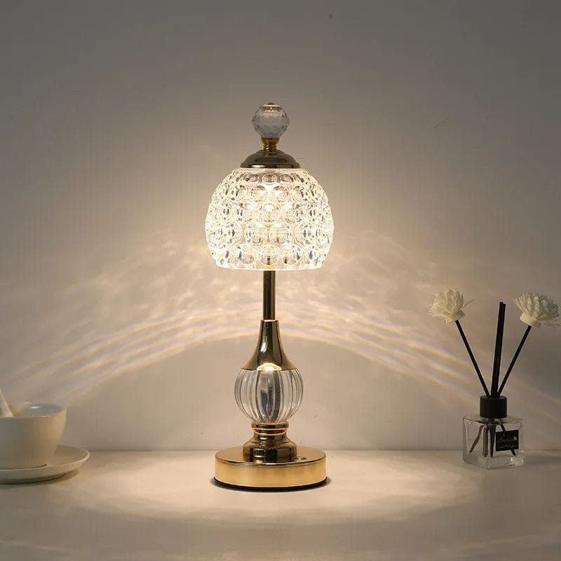 Lampe de Chevet Cristal Sans Fil