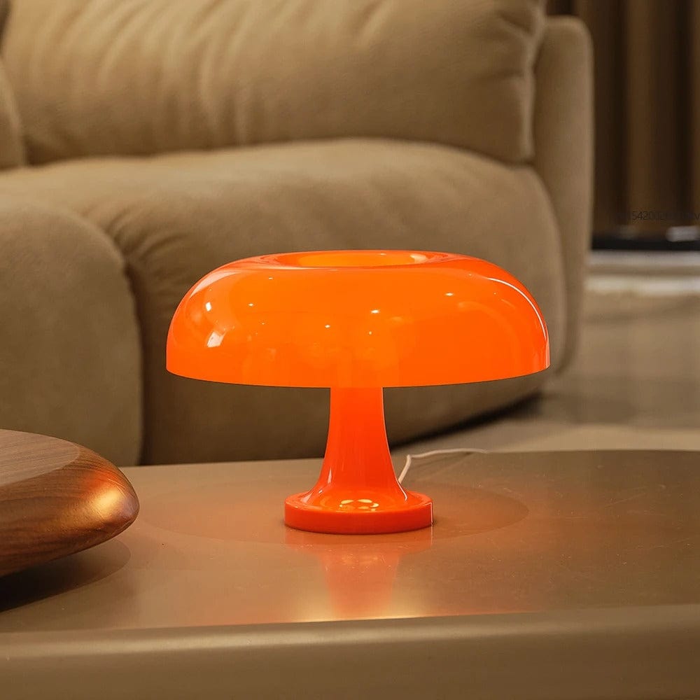 Lampe de Chevet Design Champignon Orange