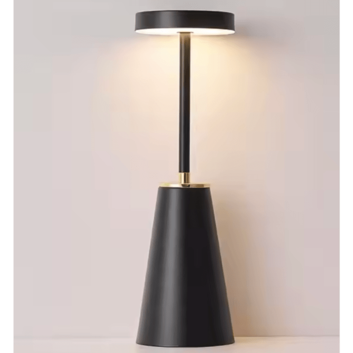 Lampe de Chevet Design Sans Fil Noir