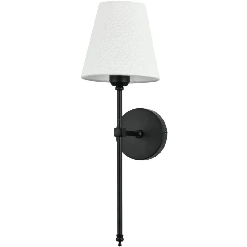 Lampe de Chevet en Applique Chic Noir