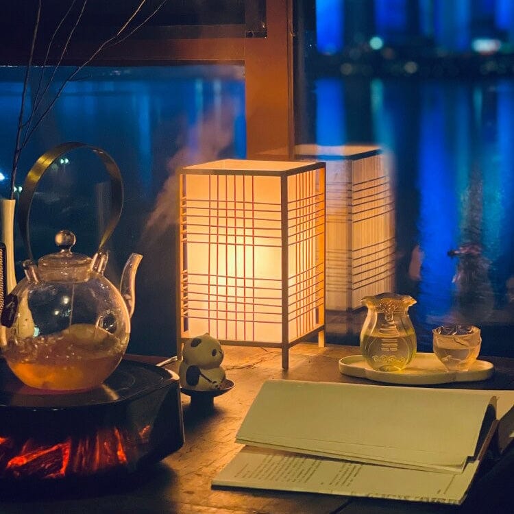 Lampe de Chevet en Bambou Zen