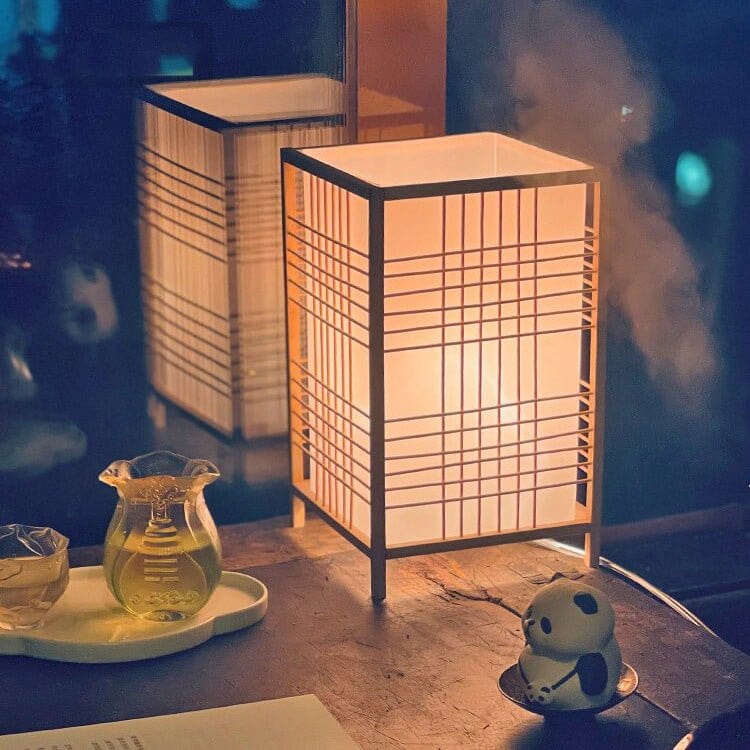 Lampe de Chevet en Bambou Zen