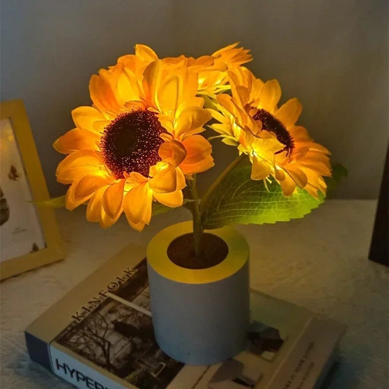 Lampe de Chevet Fleur de Tournesol
