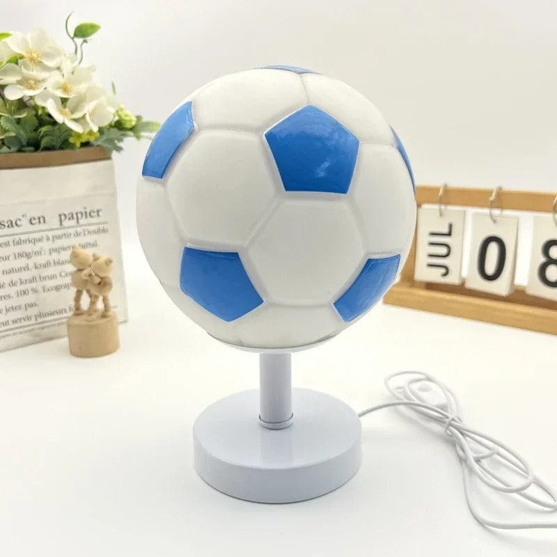 Lampe de Chevet Foot Bleu / Blanc