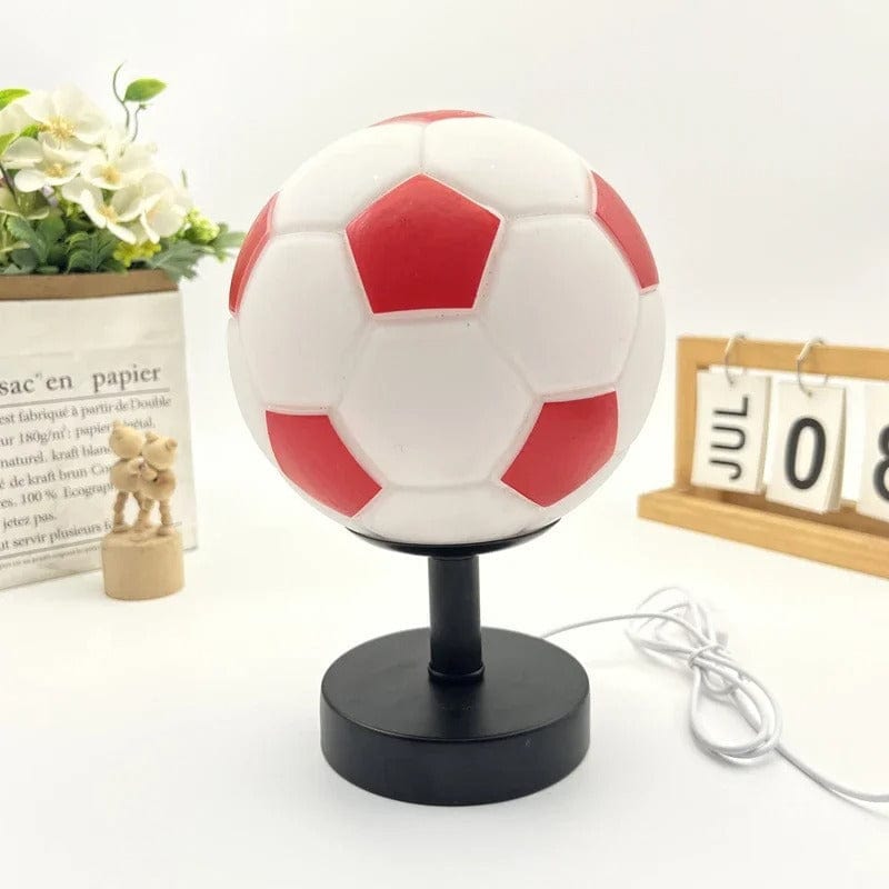 Lampe de Chevet Foot Rouge / Noir