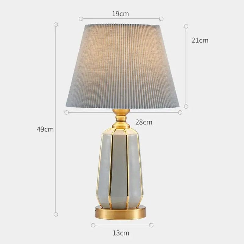 Lampe de Chevet Grise