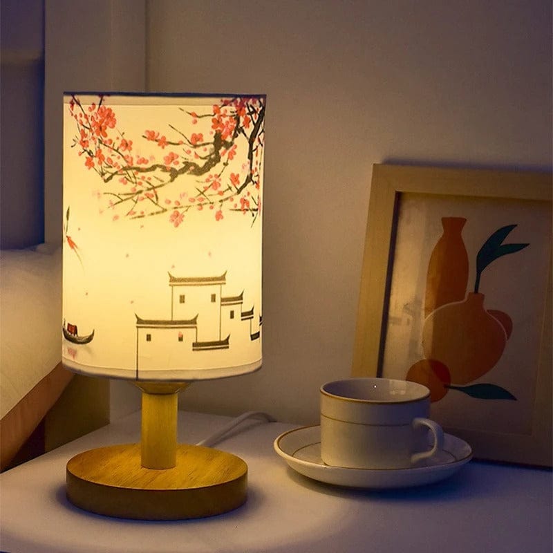 Lampe de Chevet Japonaise Hanami
