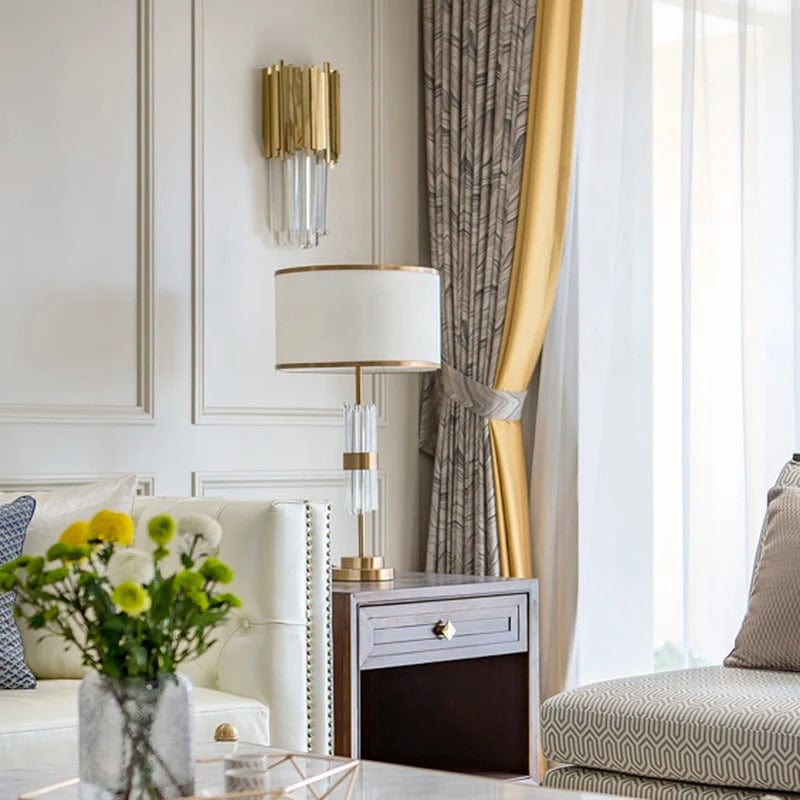 Lampe de Chevet Luxe Doré