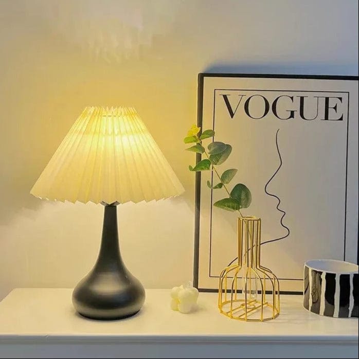 Lampe de Chevet Moderne Design Noir / 33x25cm