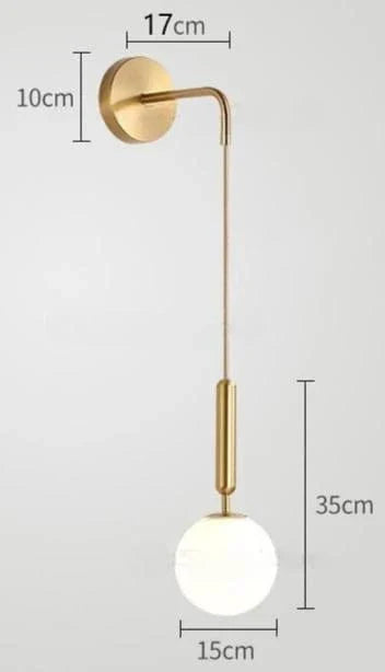 Lampe de Chevet Mural Ronde