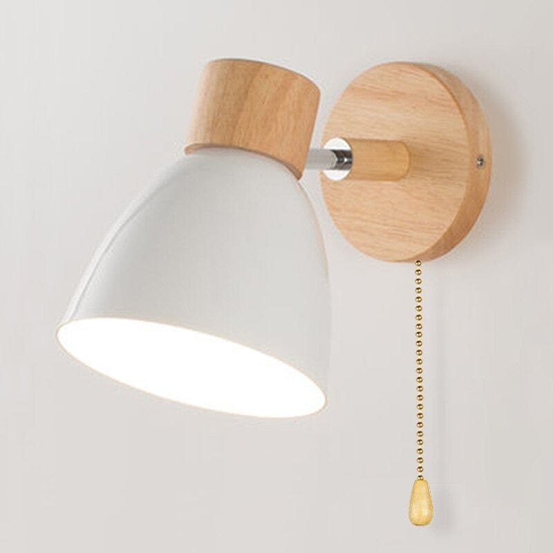 Lampe de Chevet Murale avec Interrupteur Blanc / Lumière chaude