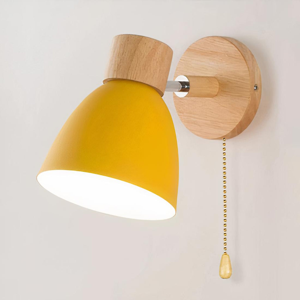 Lampe de Chevet Murale avec Interrupteur Jaune / Lumière chaude