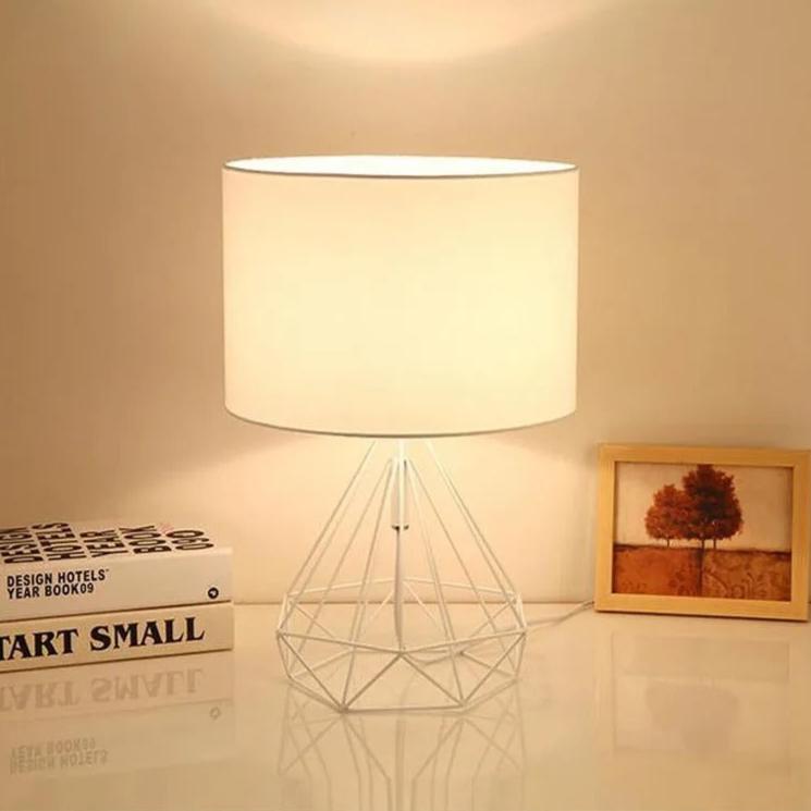 Lampe de Chevet Noir Blanc