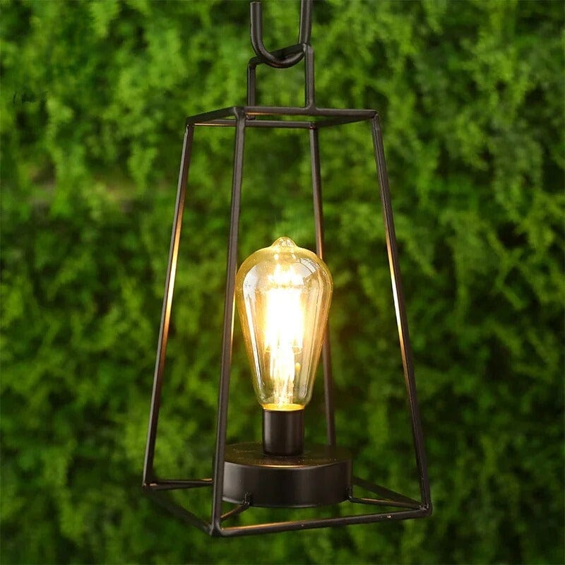 Lampe de Chevet Noir Industriel