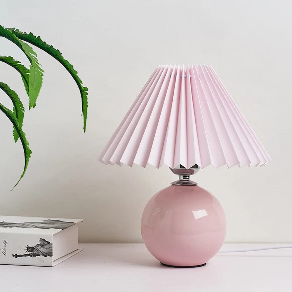 Lampe de Chevet Rose Ronde Rose
