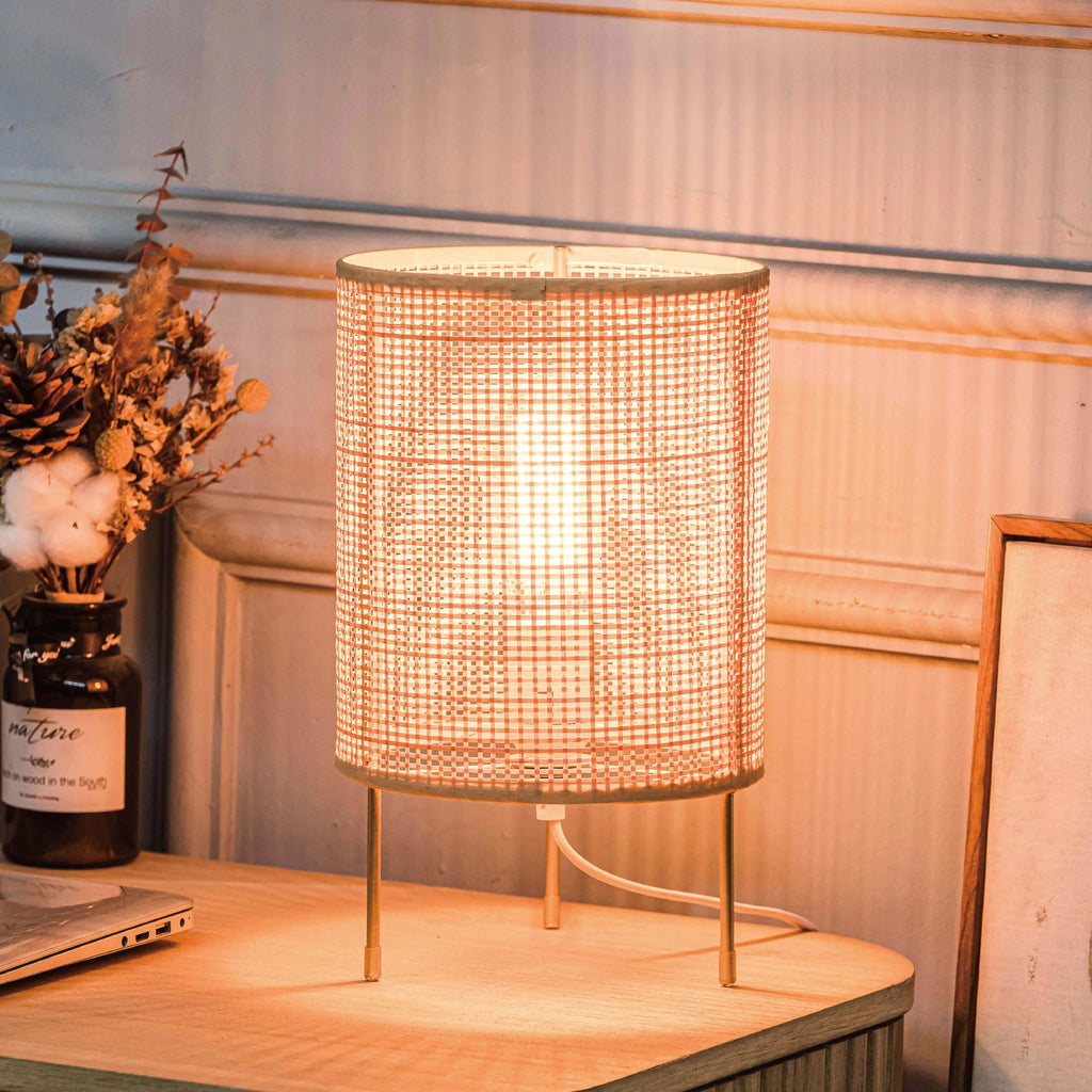 Lampe de Chevet Rotin