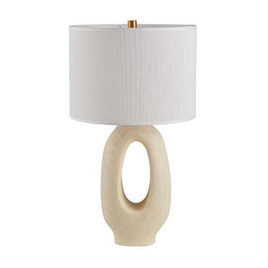Lampe de Chevet Scandinave Design 2 - Crème / Blanc / Lumière froide