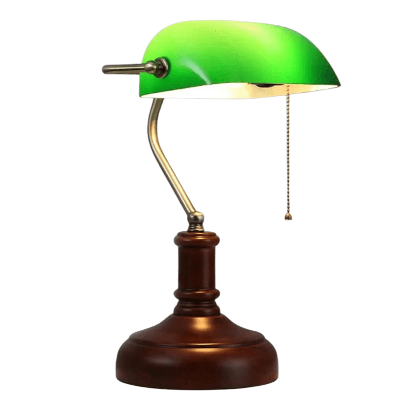 Lampe de Chevet Vintage Ancienne Bois