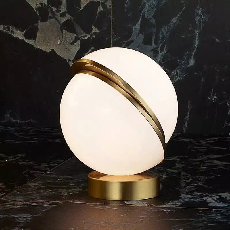 Lampe en Boule Dorée