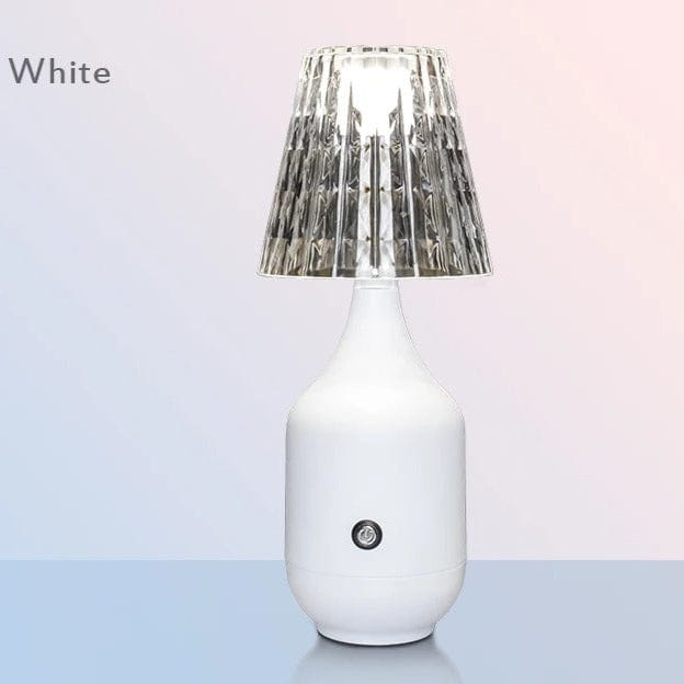 Lampe en Cristal Blanc