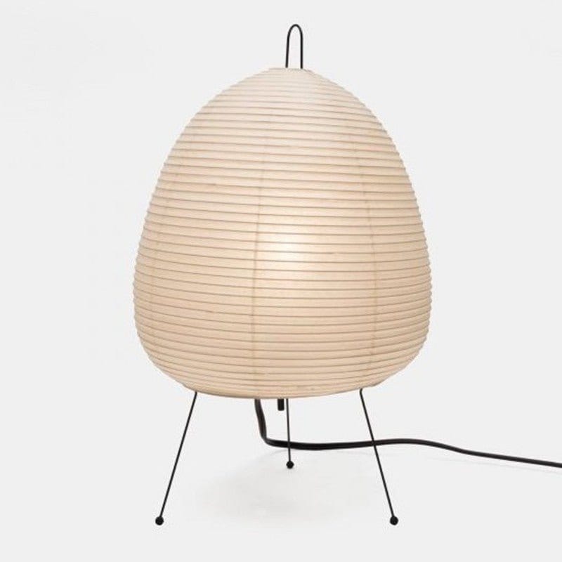 Lampe en Papier Japonaise Ovale