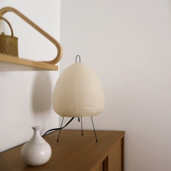 Lampe en Papier Japonaise Ovale