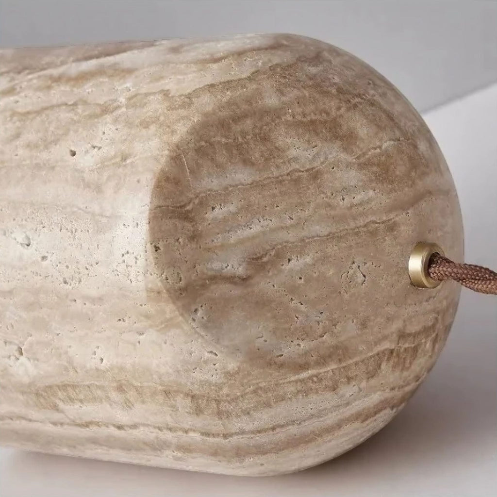 Lampe en Travertin Design