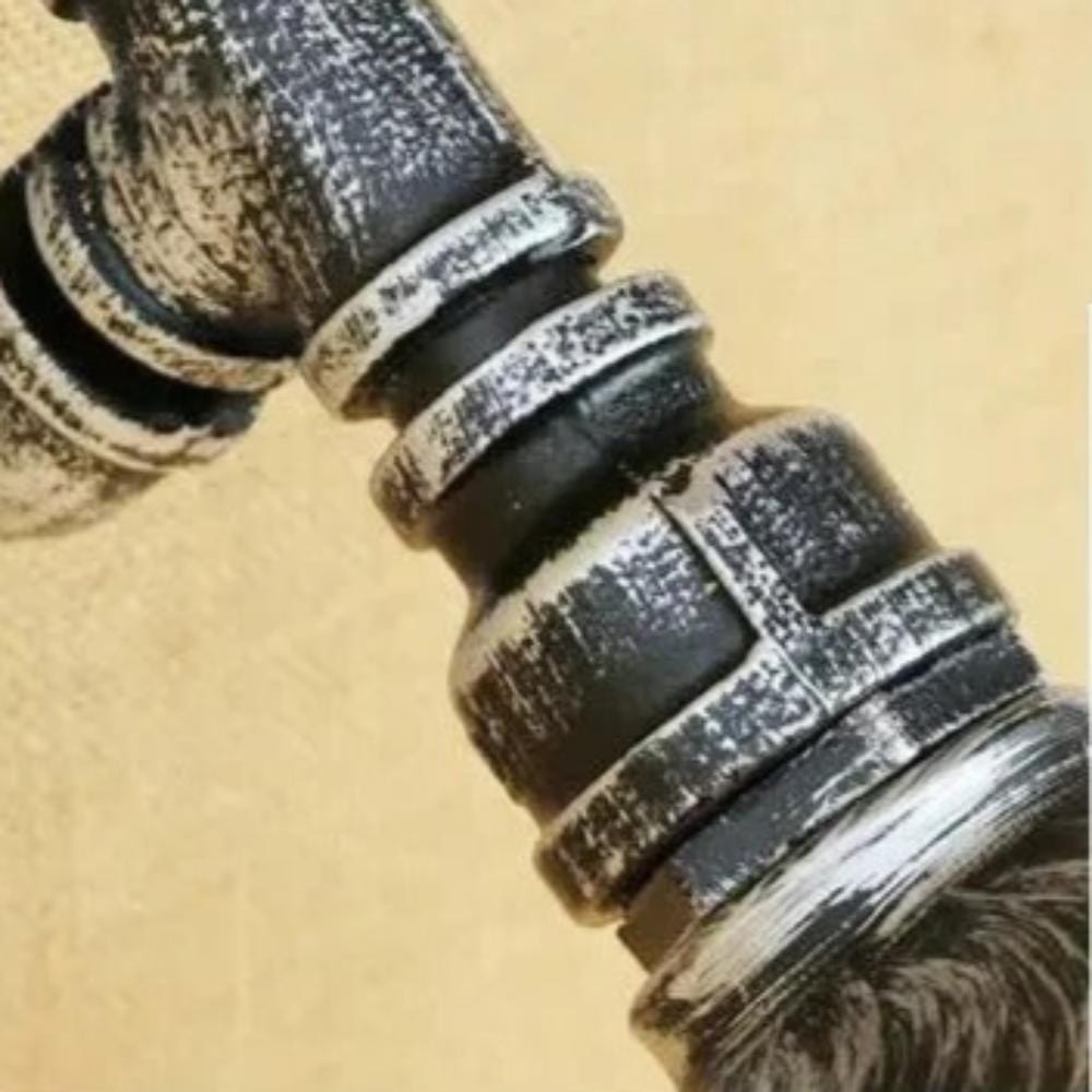 Lampe Industrielle de Chevet Argent