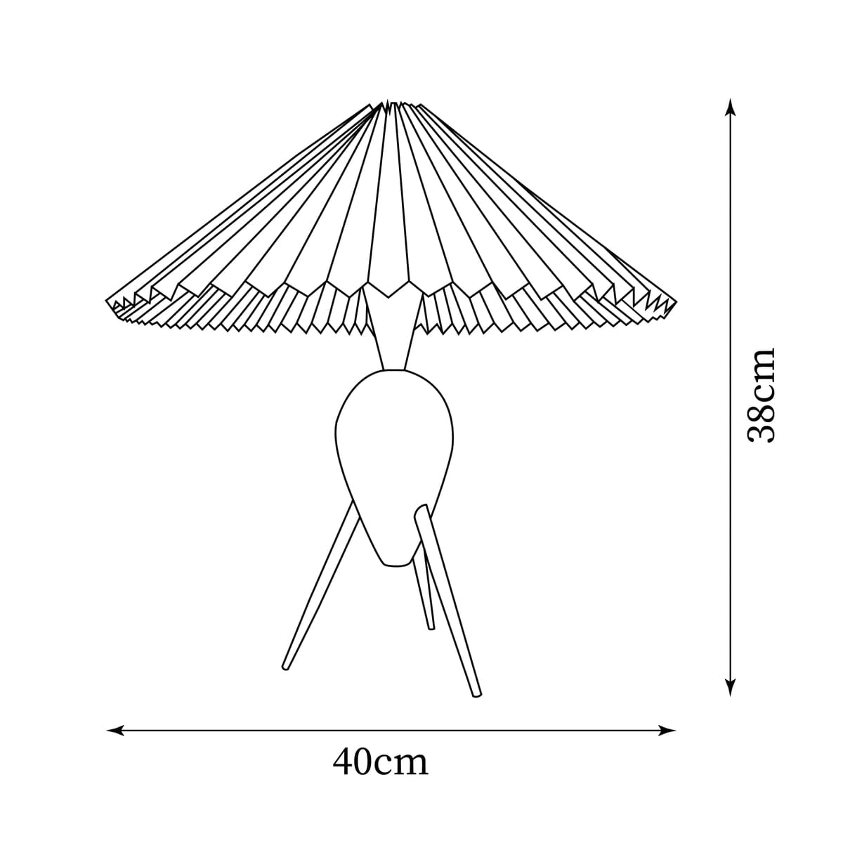 Lampe Japonaise à Poser
